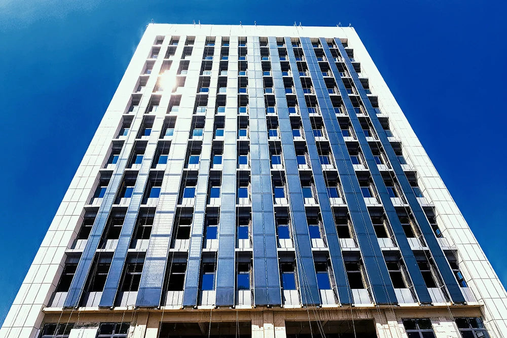 Bienesol delivered and completed BIPV - Photovoltaic Colored glass facade project in Qinhai in August of 2025